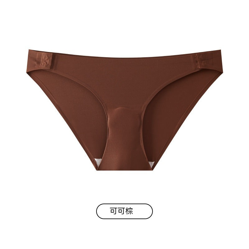 【超薄免脫無痕】防尷尬綫乳膠蠶絲抗菌運動瑜伽健身透氣女士三角内褲