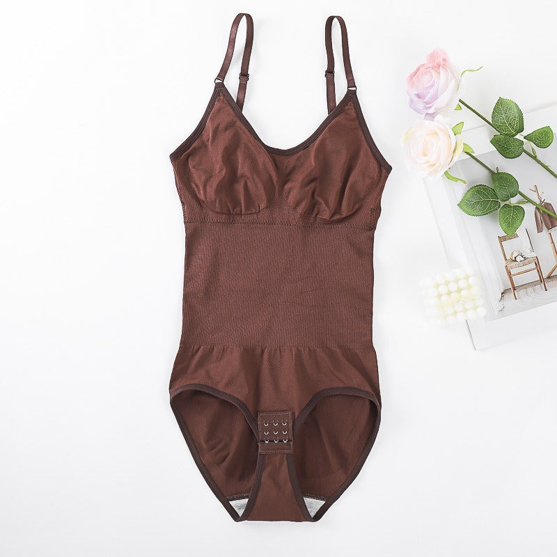 No need to wear underwear! Plus size! Best-selling button-up jumpsuit, gathers/waist cinching/lifts buttocks