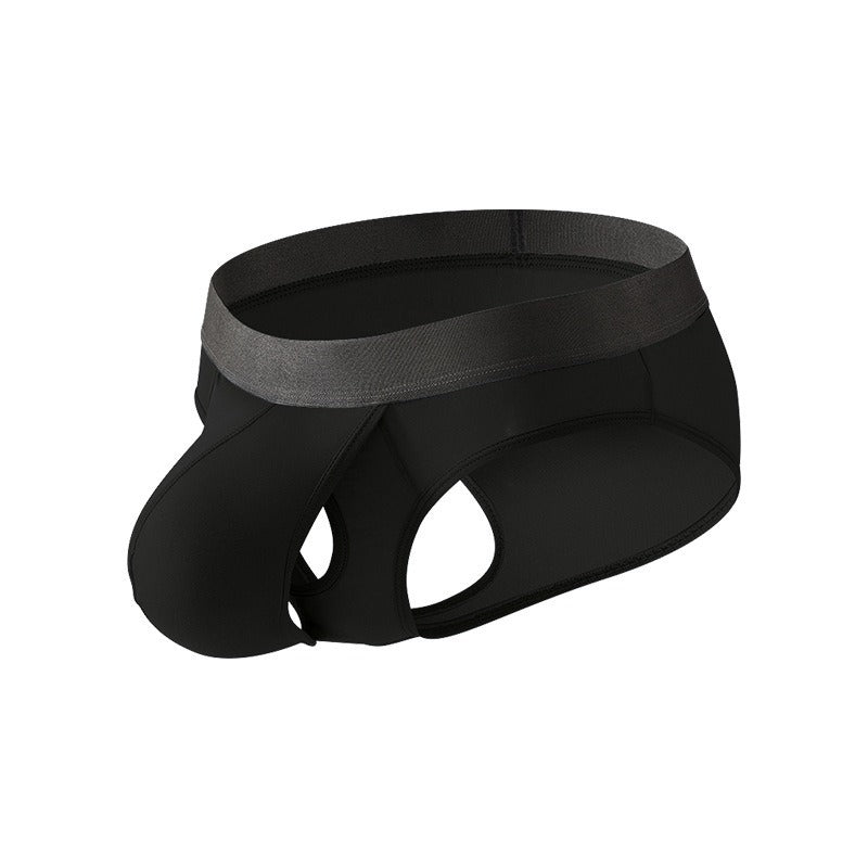 超值組合價【分離式太空艙~上身若無物!】竹纖維觸感~新款三角分離式中腰棉質男士內褲