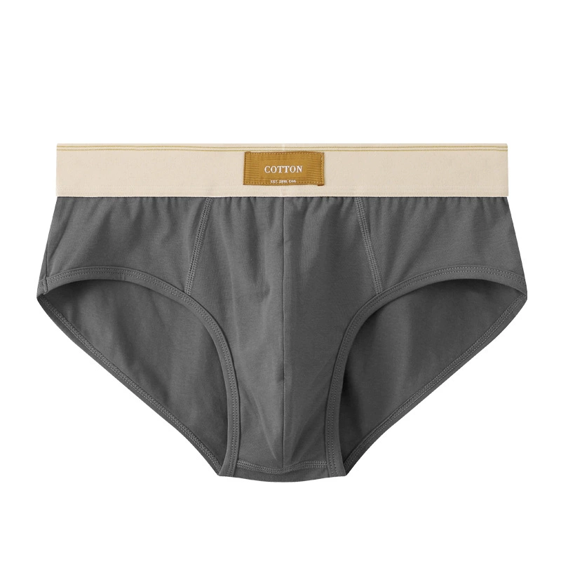 超值組合價【好內褲,限時搶~!】彈力腰帶男士純棉三角內褲,簡約有型,透氣不悶,大空間~更舒適!