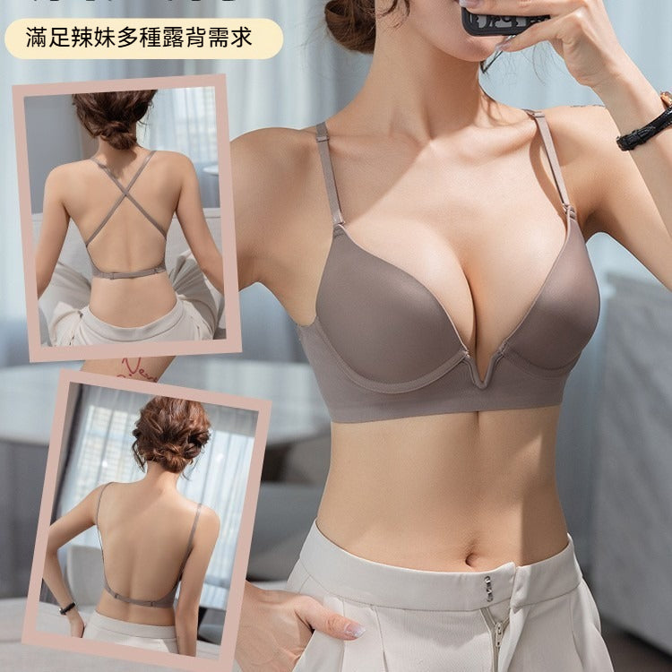 [The upper body is really slim and stylish! ! 】BE cup optional ~ Autumn and winter new honeycomb cup large size underwear, breathable and not sweaty, adjustable double shoulder straps, beautiful and comfortable!