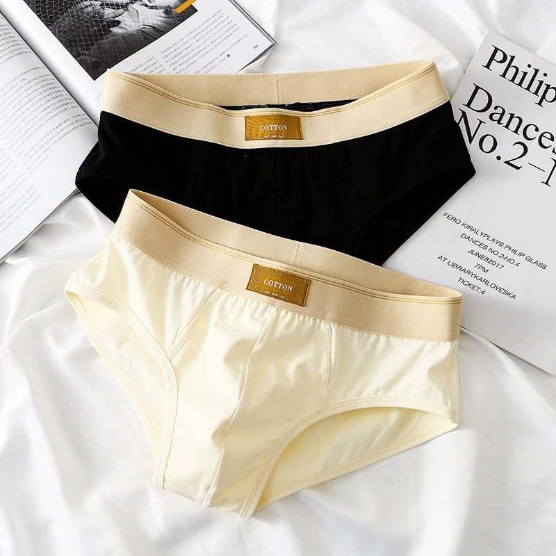 超值組合價【好內褲,限時搶~!】彈力腰帶男士純棉三角內褲,簡約有型,透氣不悶,大空間~更舒適!