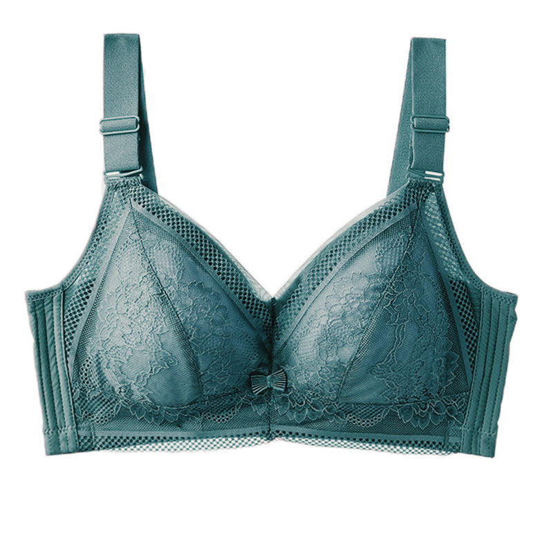 綠色大碼透氣蜂巢杯內衣