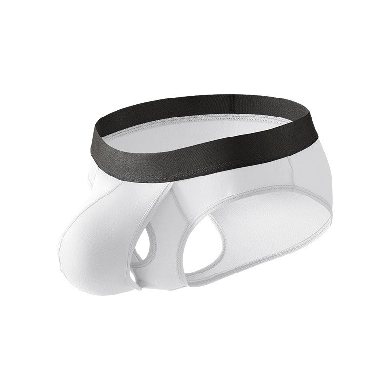 超值組合價【分離式太空艙~上身若無物!】竹纖維觸感~新款三角分離式中腰棉質男士內褲