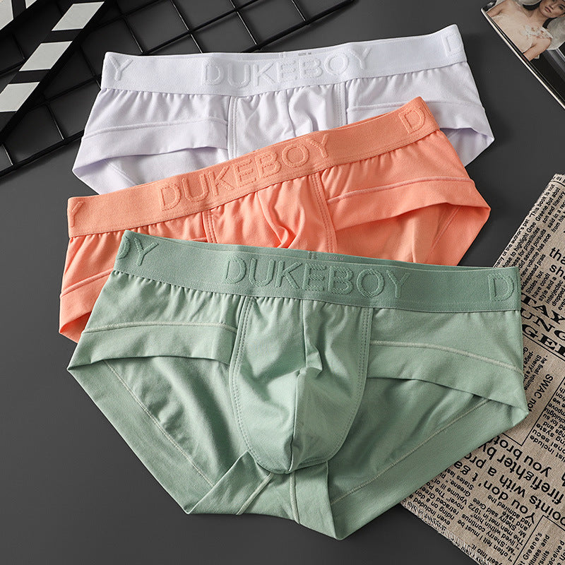 【型男內褲基地】莫代爾印花腰帶小平角內褲