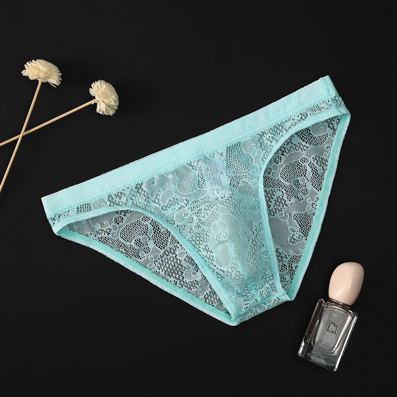 超值組合價【性感男士】冰爽舒適男士超薄蕾絲內褲,絲滑誘人~半分透明,滿分性感!