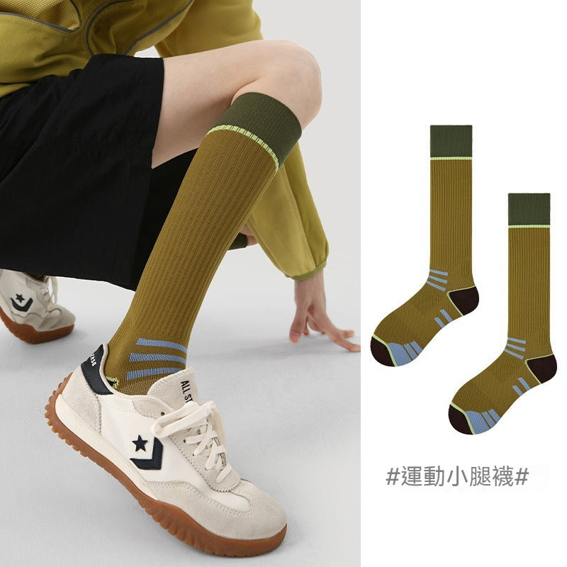 超值組合價【新升級壓力防滑系列】吸汗減震不傷脚~新款分段式梯度微壓彈力毛圈襪底小腿襪壓力襪