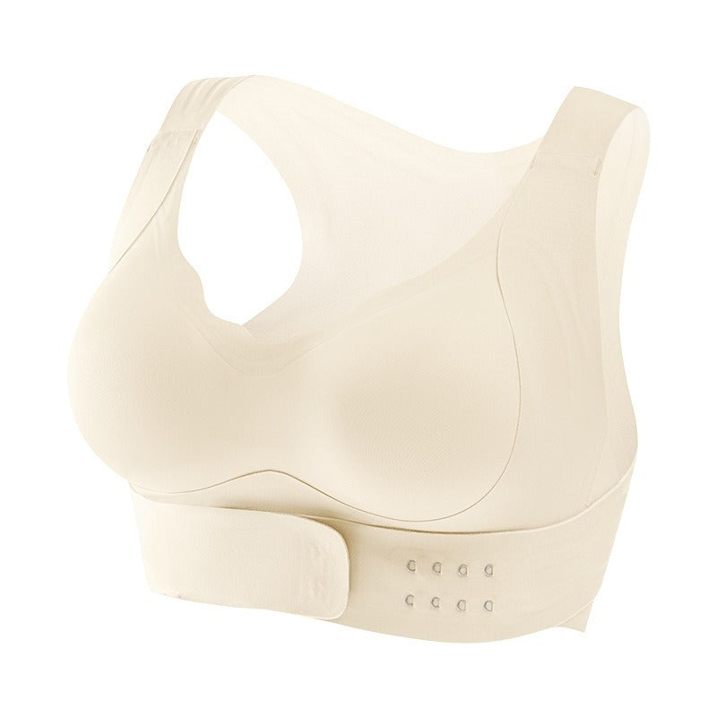 超值組合價【無痕隱形~超聚攏!】穩固側排扣!新款前扣式美背無痕聚攏一體式內衣,工字型提拉,超有型!