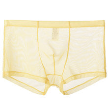 Ultra-thin breathable lace mesh underwear for men