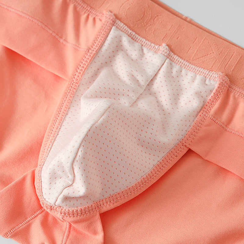 【型男內褲基地】莫代爾印花腰帶小平角內褲