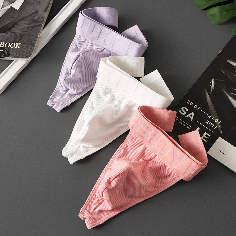 【型男性感丁字】自在/涼感/有型!夏季新款潮流純棉性感男士丁字褲