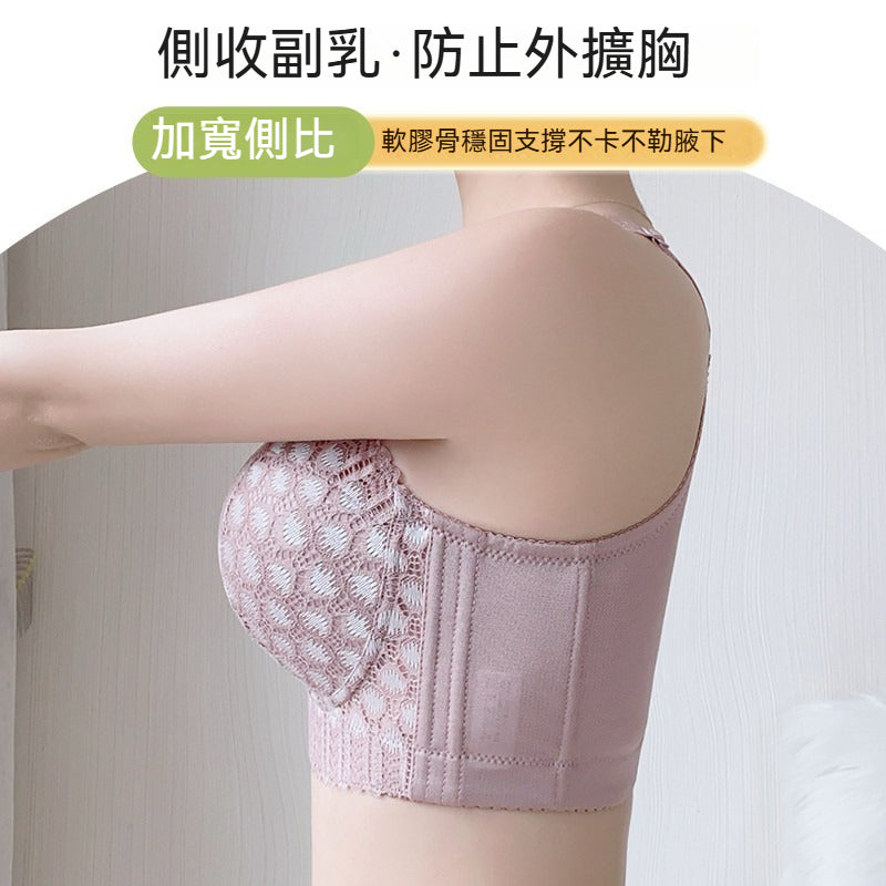 [The upper body is really slim and stylish! ! 】BE cup optional ~ Autumn and winter new honeycomb cup large size underwear, breathable and not sweaty, adjustable double shoulder straps, beautiful and comfortable!