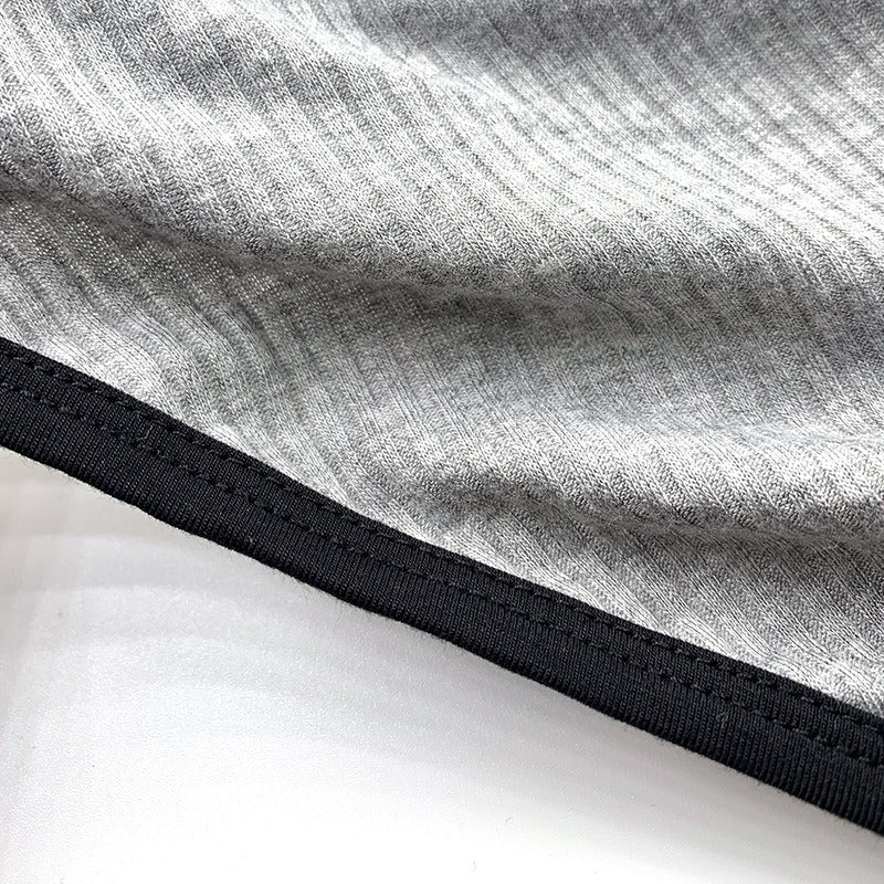 低腰螺紋棉質U凸大囊袋男士內褲