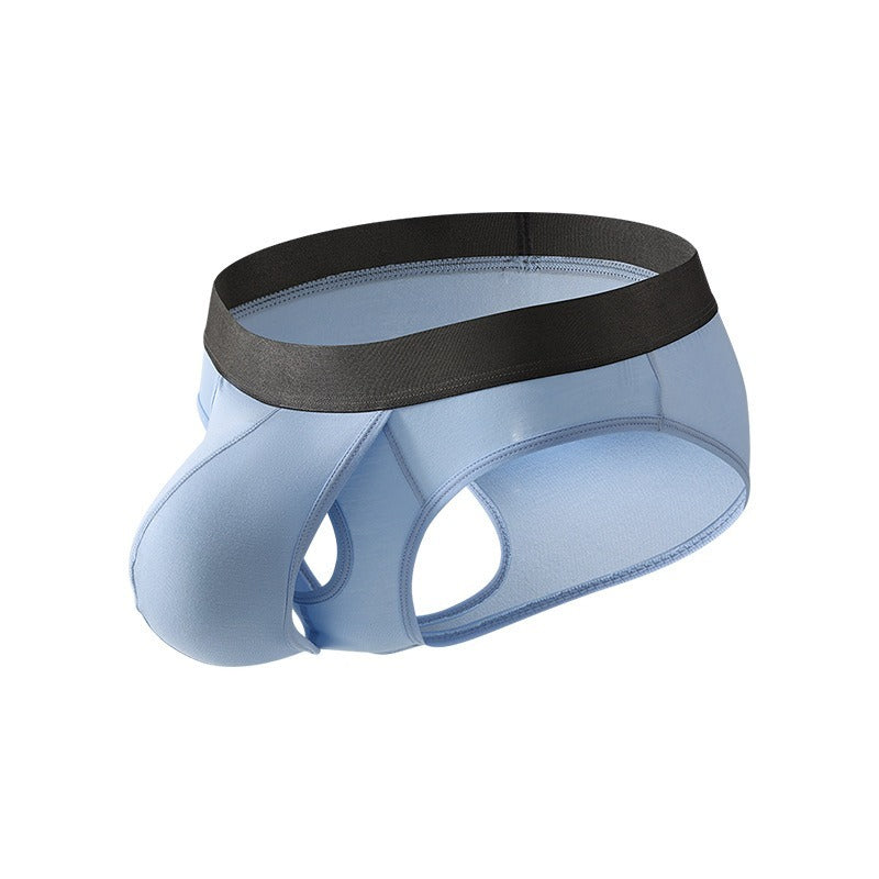 超值組合價【分離式太空艙~上身若無物!】竹纖維觸感~新款三角分離式中腰棉質男士內褲