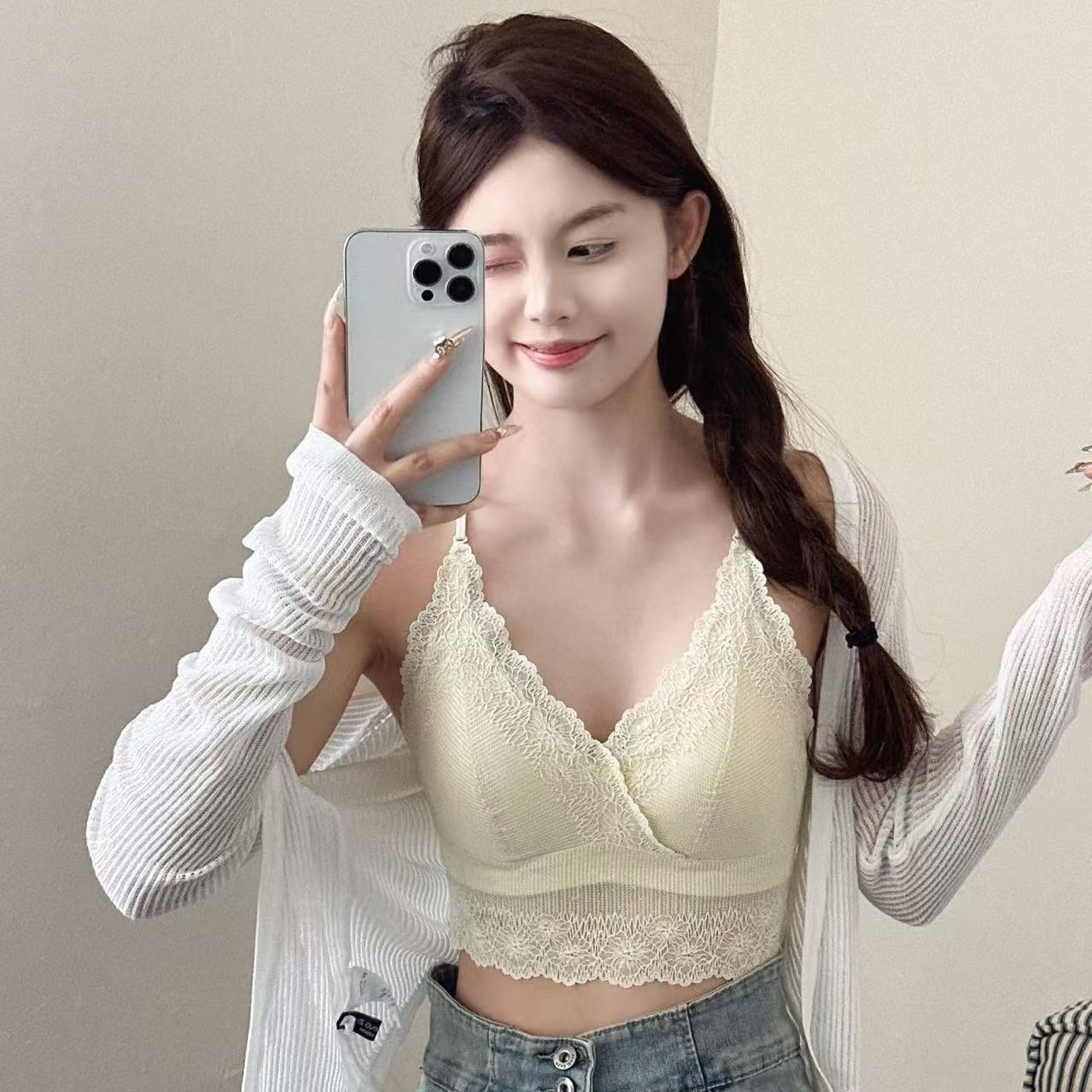 [The upper body is really slim and stylish! ! 】BE cup optional ~ Autumn and winter new honeycomb cup large size underwear, breathable and not sweaty, adjustable double shoulder straps, beautiful and comfortable!