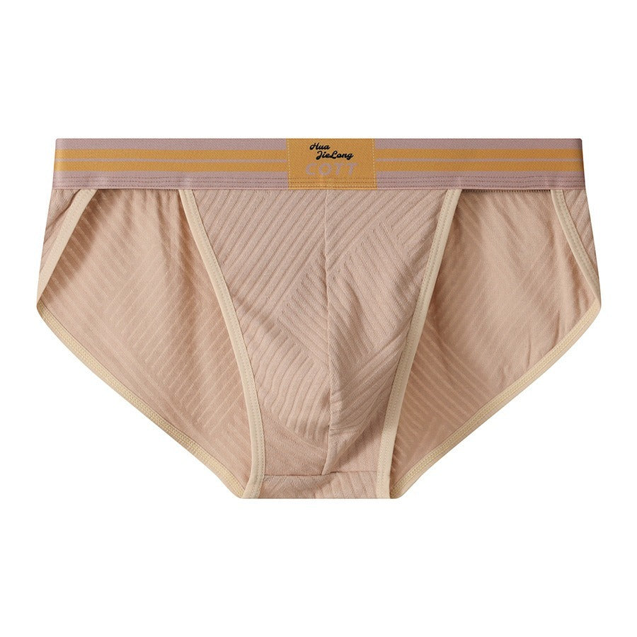 超值組合價【不勒腿真透氣!】加長舒適透氣內襠設計~2025新款撞色純棉透氣男士內褲