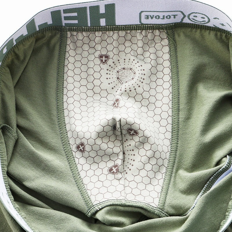 超值組合價【港風運動系列】高彈純棉透氣無痕男士內褲