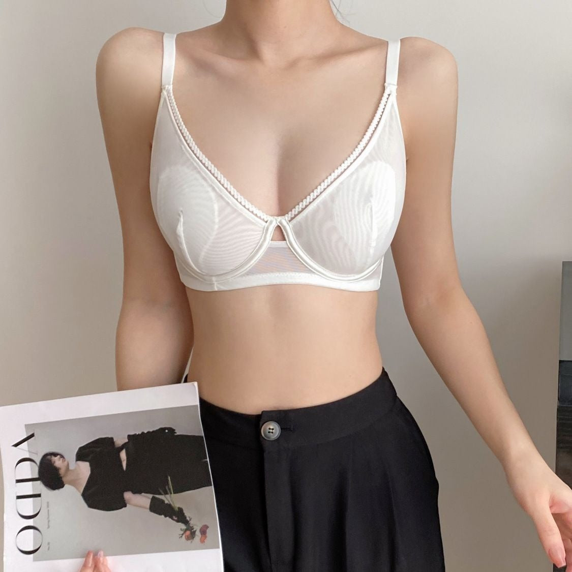 [The upper body is really slim and stylish! ! 】BE cup optional ~ Autumn and winter new honeycomb cup large size underwear, breathable and not sweaty, adjustable double shoulder straps, beautiful and comfortable!