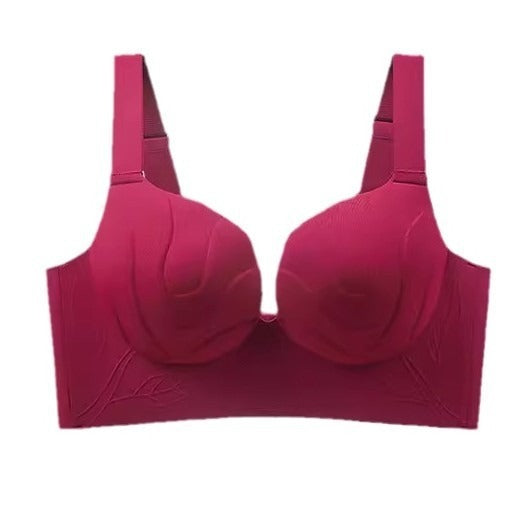 【專注調整型的內衣】專為收副乳設計,內置按摩顆粒,新款高側比輕薄塑形大碼無鋼圈內衣