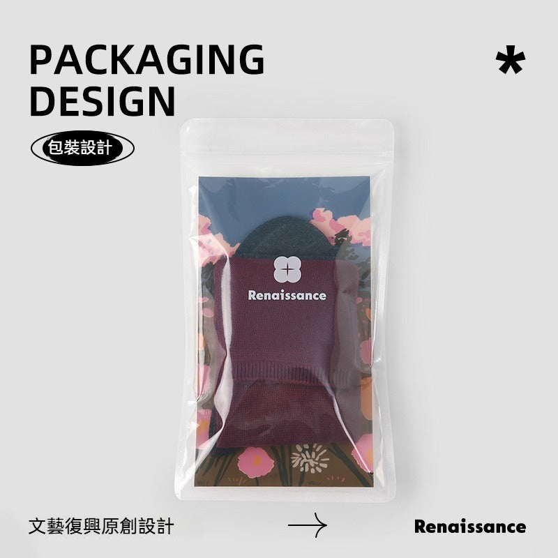 【吸睛穿搭必備!】2種穿法!秋季新款撞色簡約無骨堆堆襪