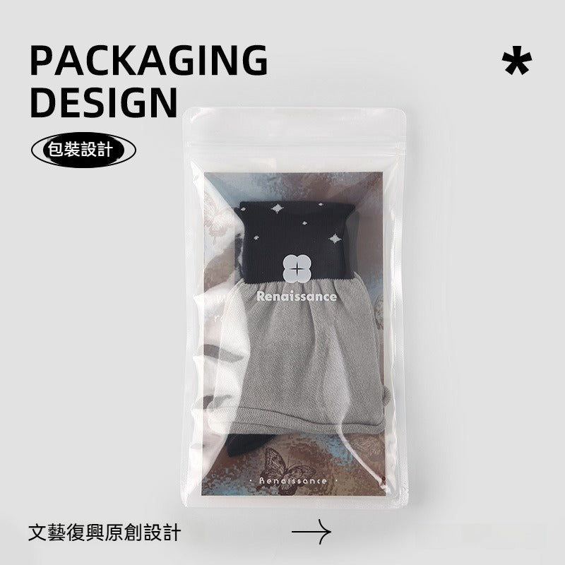 超值組合價【假兩件堆堆襪系列】秋季新款學院風彈力不起球小眾設計感親膚透氣時尚中筒襪
