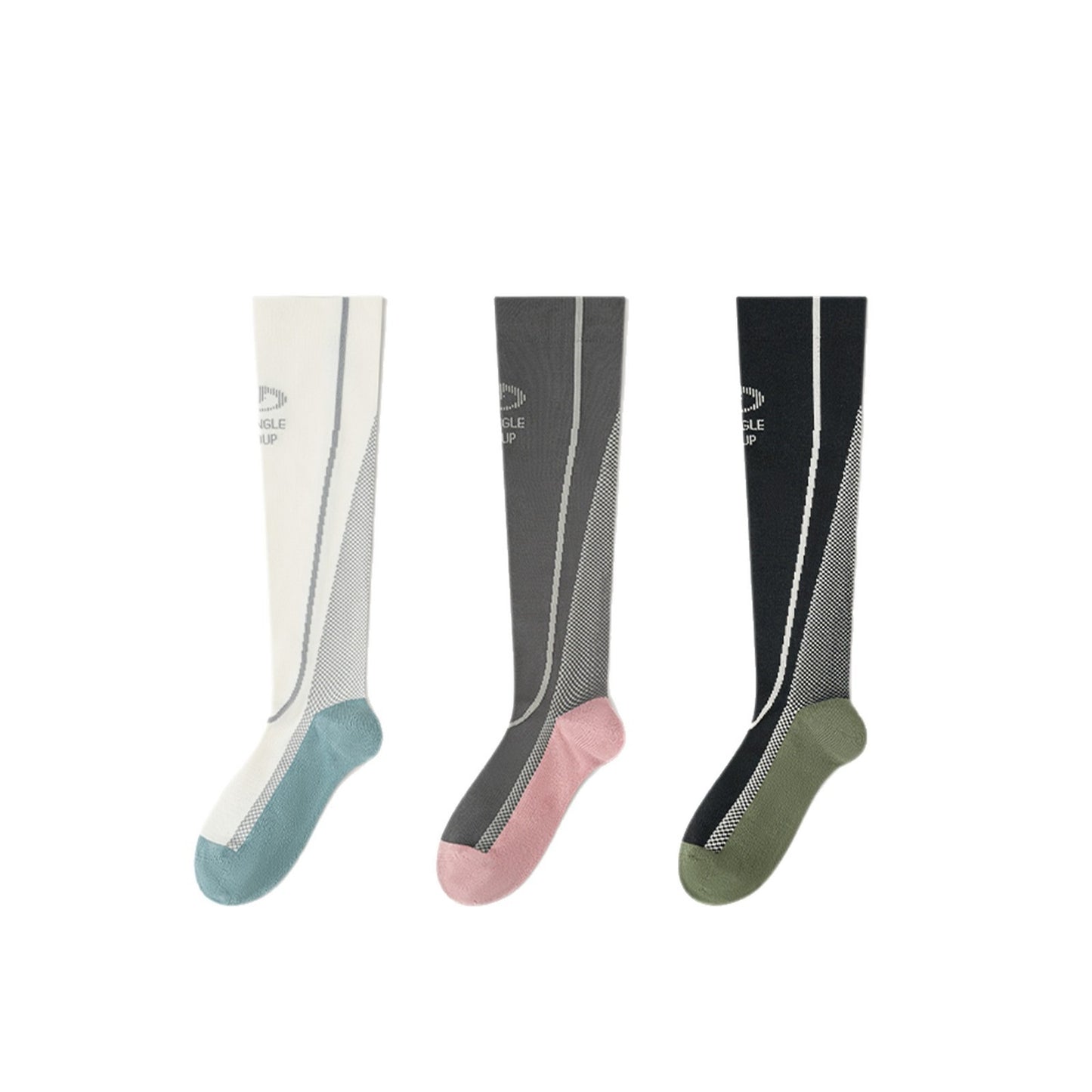 【顔值與功能兼具】顯瘦防滑!新款高彈耐磨撞色親膚瑜伽襪壓力襪2.0