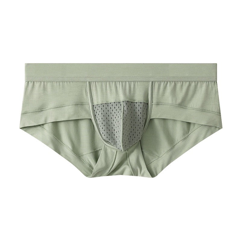 超值組合價【‘空調’呼吸倉】透氣看得見!夏季新款竹纖維透氣孔大囊袋男士內褲