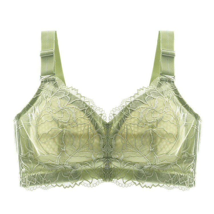 超值組合價【薄到透光!】輕盈無感還聚攏才是真正好內衣!夏季新款蜂巢杯透氣蕾絲不凸點無鋼圈內衣