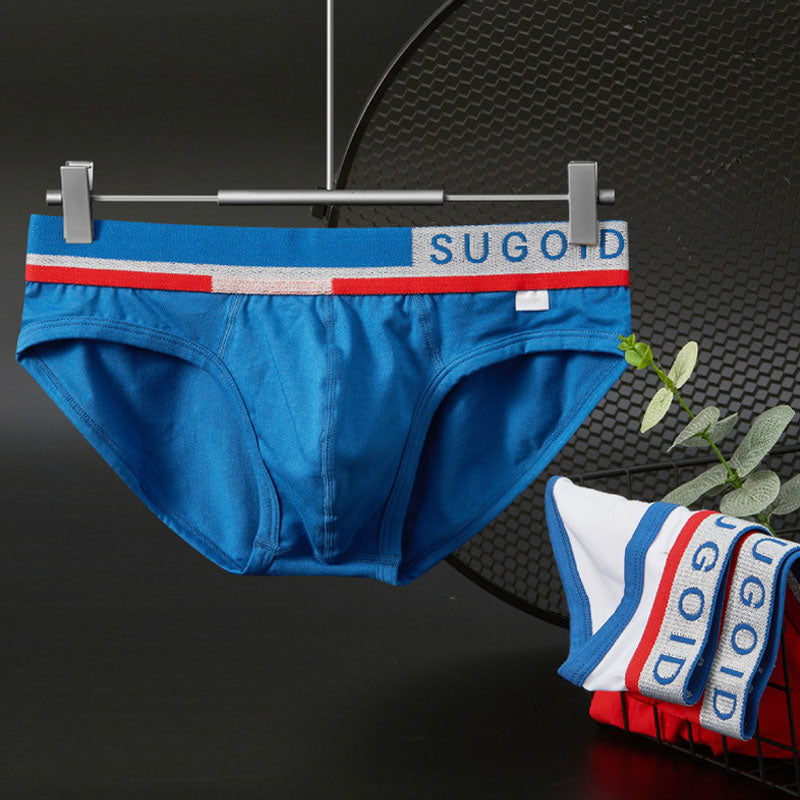 超值組合價【型男專屬】修身性感男士純棉三角內褲,雙層透氣大囊袋+高彈腰帶,自由舒適,清涼乾爽,不癢不臭才有男人味!【貴一點,穿更好,健康親膚!】