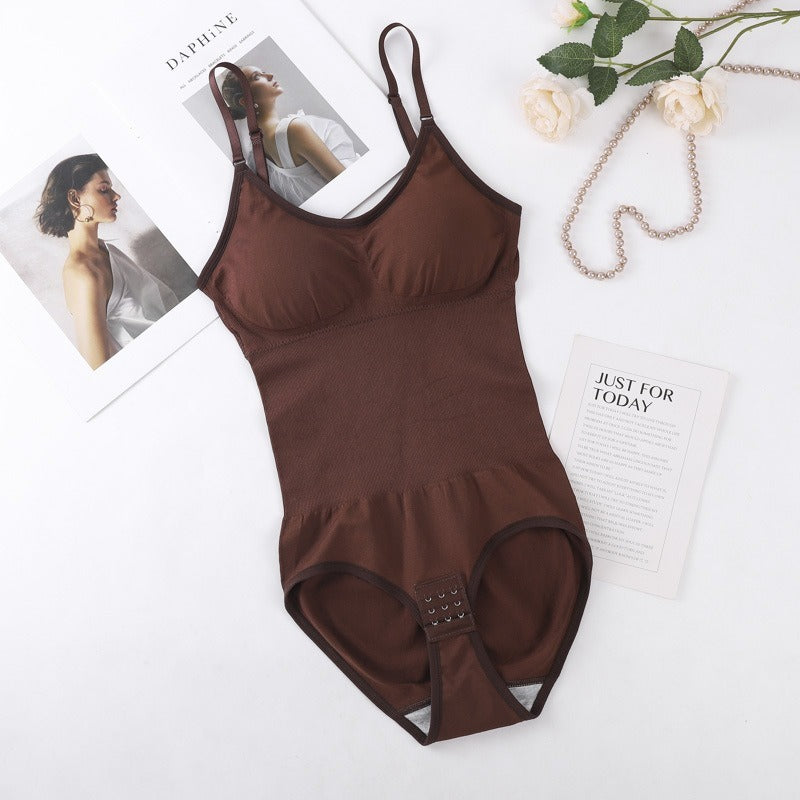 No need to wear underwear! Plus size! Best-selling button-up jumpsuit, gathers/waist cinching/lifts buttocks