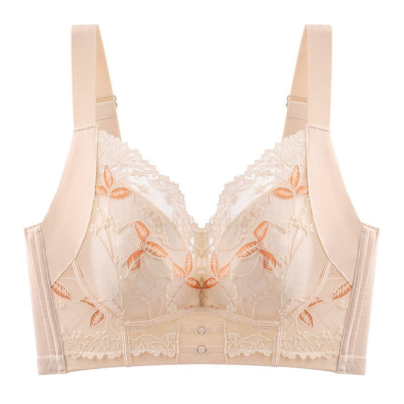 【B-E蜂窝杯】春季新款高質感立體蕾絲大胸顯小內衣