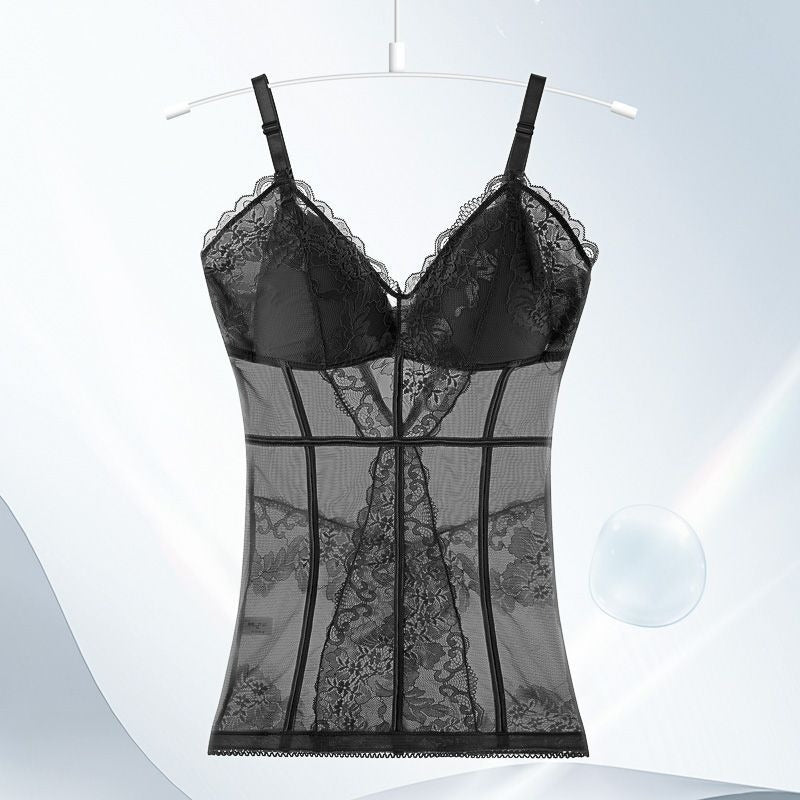 【一體式塑身,法式浪漫】美背高彈無勒感一體式免穿文胸無痕收腹塑身連體衣