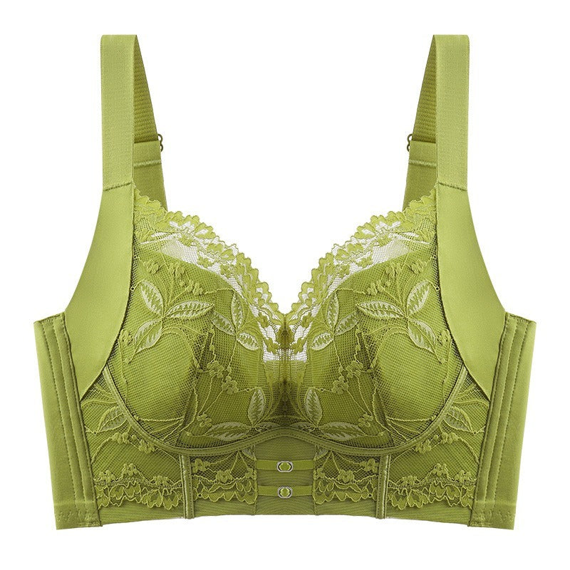【B-E蜂窝杯】春季新款高質感立體蕾絲大胸顯小內衣