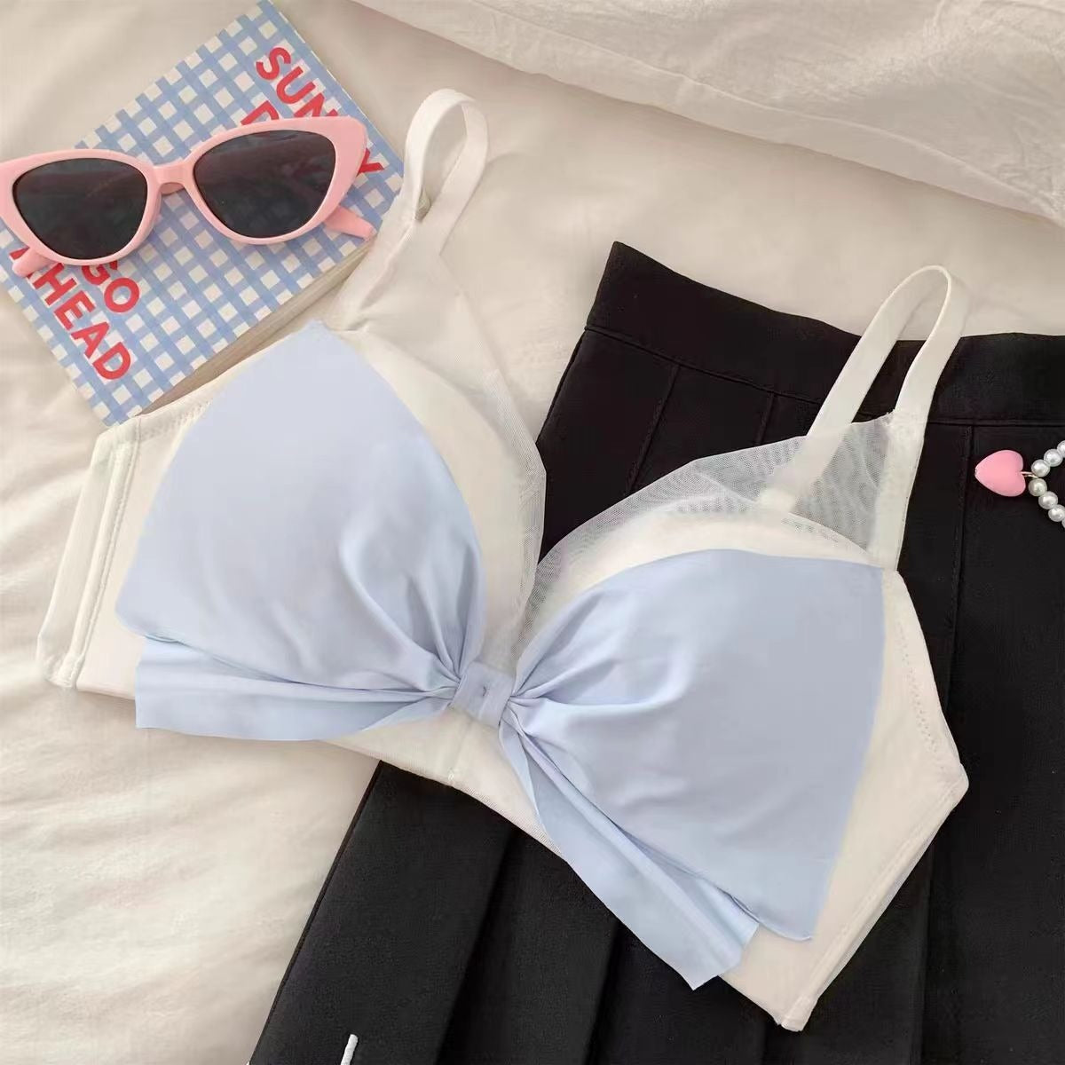 [The upper body is really slim and stylish! ! 】BE cup optional ~ Autumn and winter new honeycomb cup large size underwear, breathable and not sweaty, adjustable double shoulder straps, beautiful and comfortable!