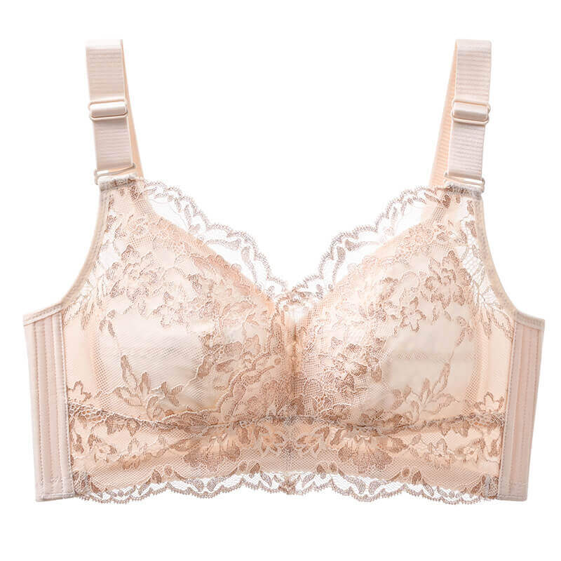 超值組合價【大碼B-F杯可選】顯小必備款!輕薄透氣蜂巢杯聚攏顯瘦內衣