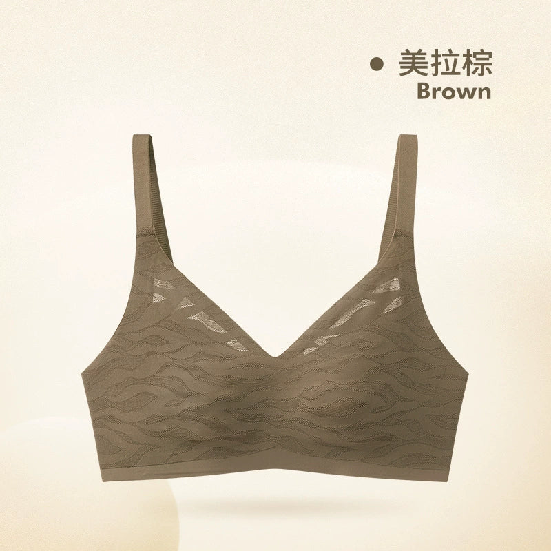 超值組合價【氧氣bra系列~】雲感托不跑空!自然貼合輕盈小波浪蕾絲內衣