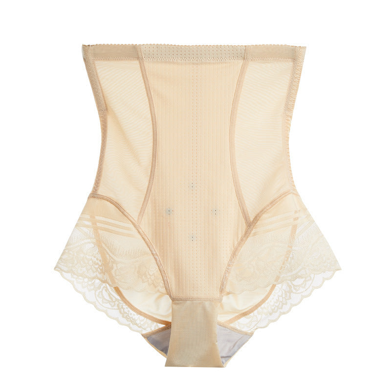 膚色高腰收腹透氣塑形内褲