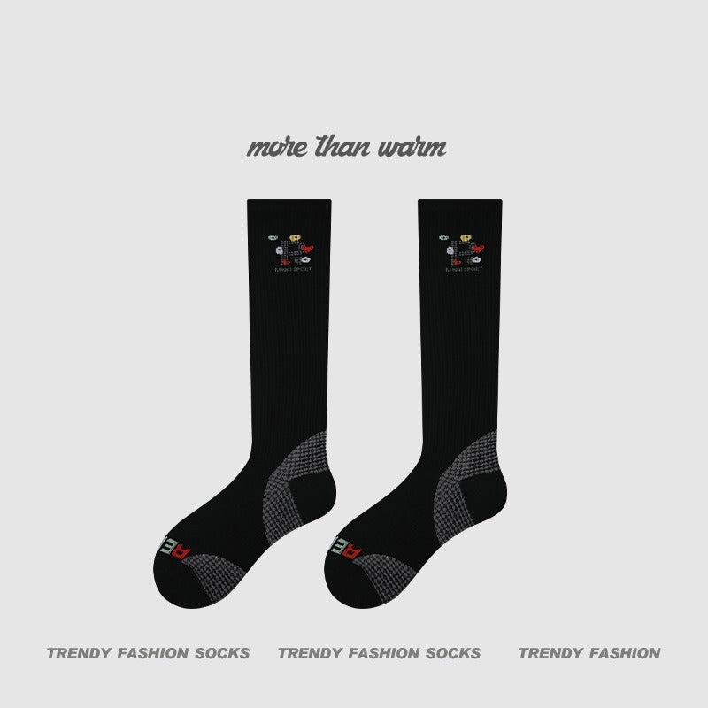 超值組合價【新色上市!微壓運動款】專為運動而生~新款壓力顯瘦細密網眼透氣長筒襪