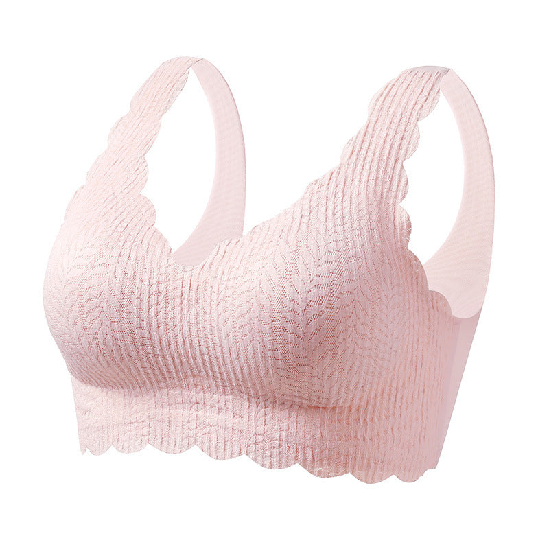 淺粉色蕾絲内衣