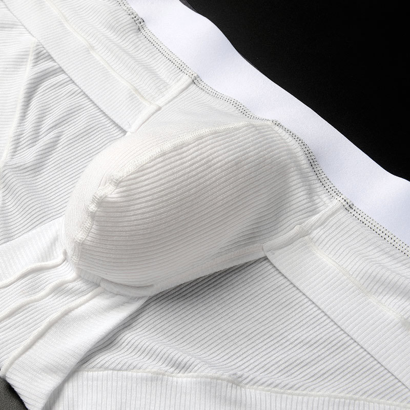 【品質精選】加大囊袋男士高級莫代爾小平角內褲,U凸款/鷹嘴款