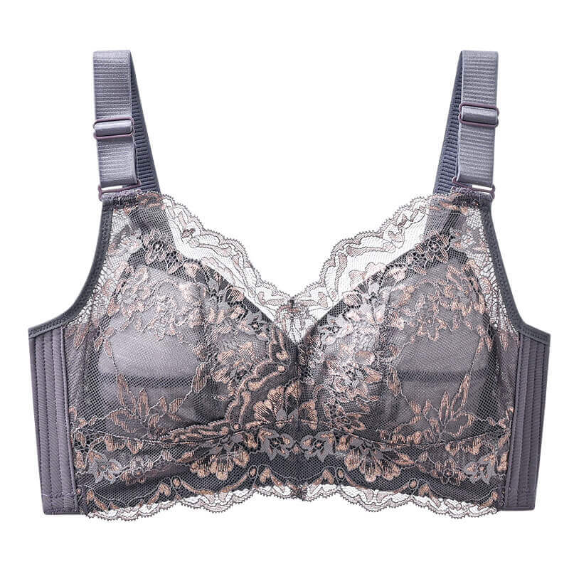 超值組合價【大碼B-F杯可選】顯小必備款!輕薄透氣蜂巢杯聚攏顯瘦內衣