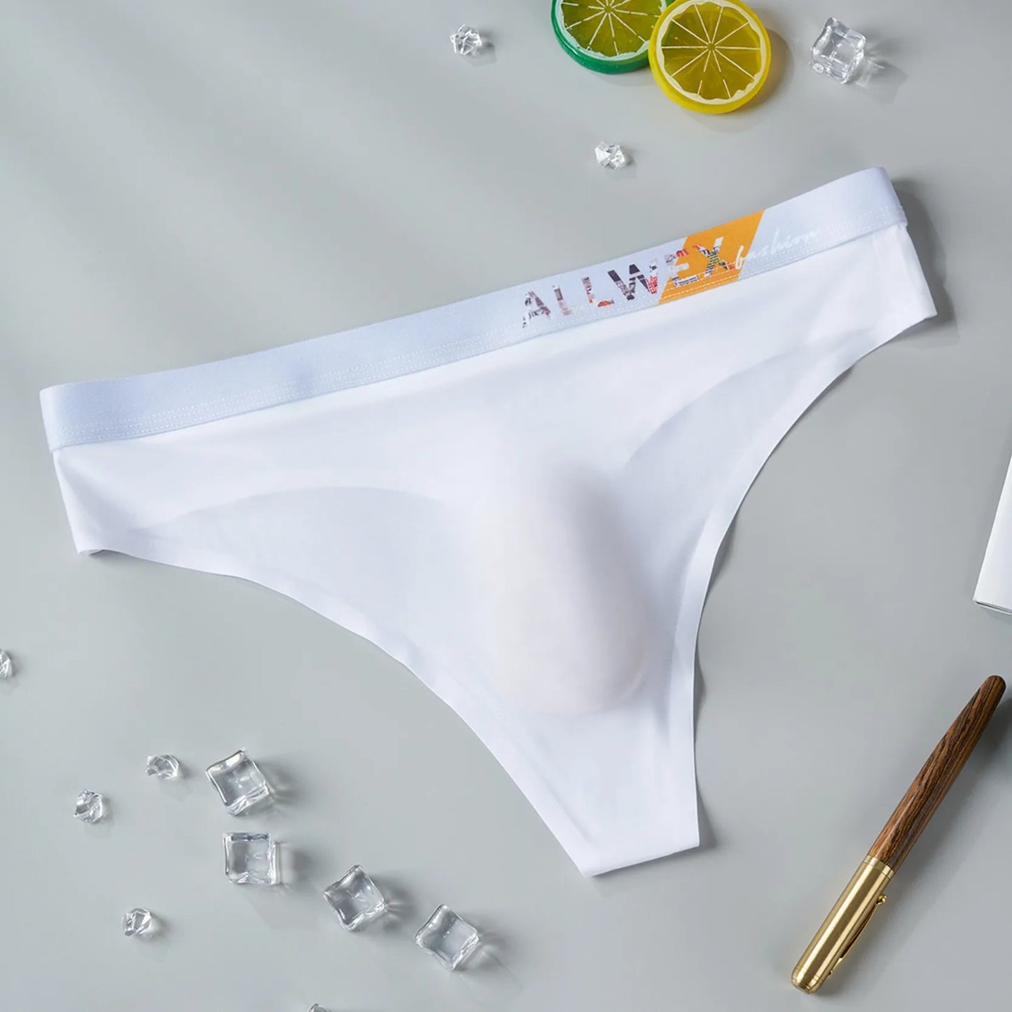 【看得見的品質】透氣速乾！秋季新款涼感冰絲3D衝模男士丁字褲内褲