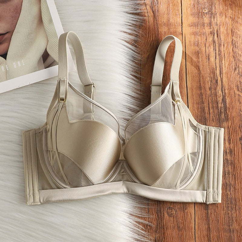 [The upper body is really slim and stylish! ! 】BE cup optional ~ Autumn and winter new honeycomb cup large size underwear, breathable and not sweaty, adjustable double shoulder straps, beautiful and comfortable! 
