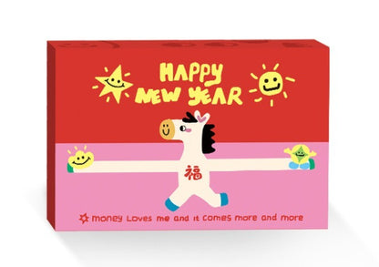 【大吉大利！馬上快樂~】送紅包殼！親子款，全家都能穿~秋冬新款小馬系列本命年撞色小馬中筒襪