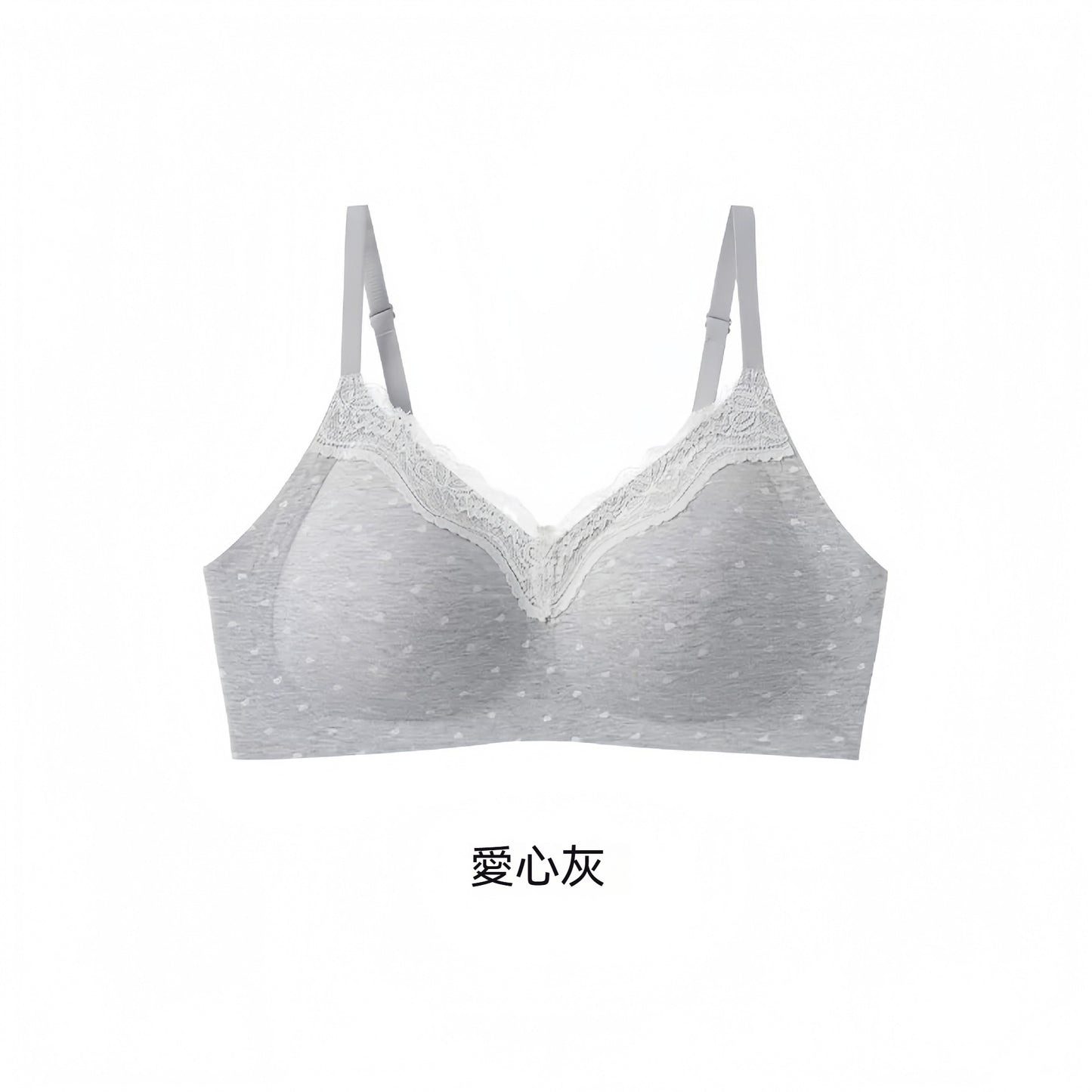 【法式純欲風】感恩回饋~少女感甜美碎花系列！新款蕾絲邊純棉無鋼圈聚攏無痕内衣套裝