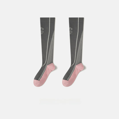 【顔值與功能兼具】顯瘦防滑！新款高彈耐磨撞色親膚瑜伽襪壓力襪2.0