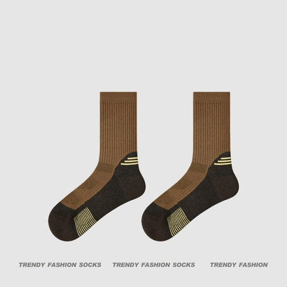 超值組合價【優質美利奴羊毛】冬天擺脫腳冷煩惱！徒步/登山必備~新款吸濕排汗防滑毛圈中筒襪