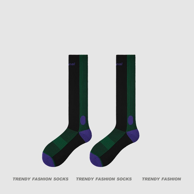 【新升級壓力防滑系列】吸汗減震不傷脚~新款分段式梯度微壓彈力毛圈襪底小腿襪壓力襪