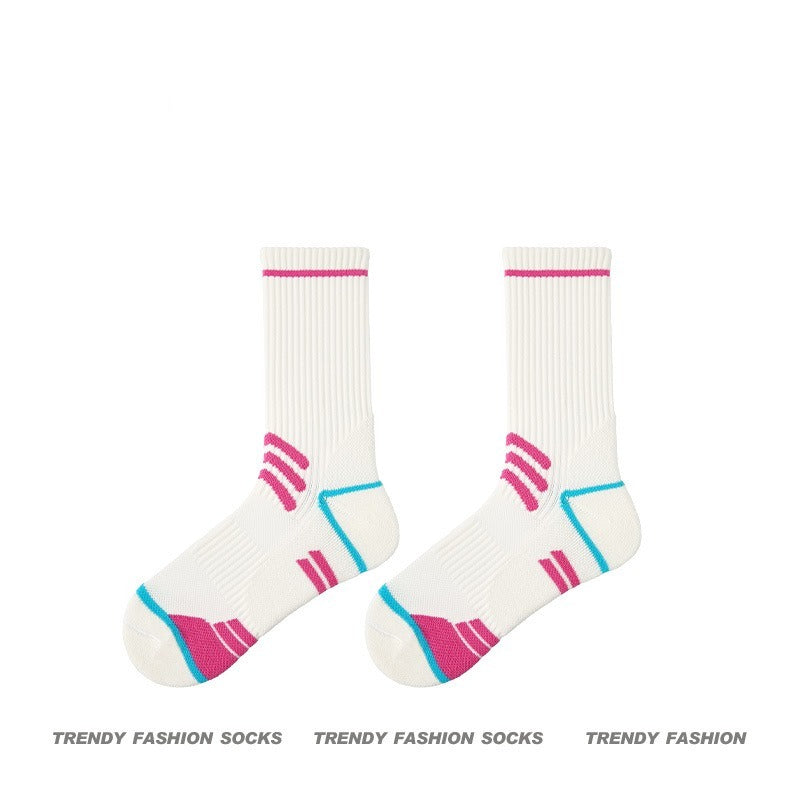 【毛巾襪底，中筒款壓力襪~】專爲運動而生！吸汗防臭~新款毛巾襪底分段式梯度分壓壓力襪中筒襪