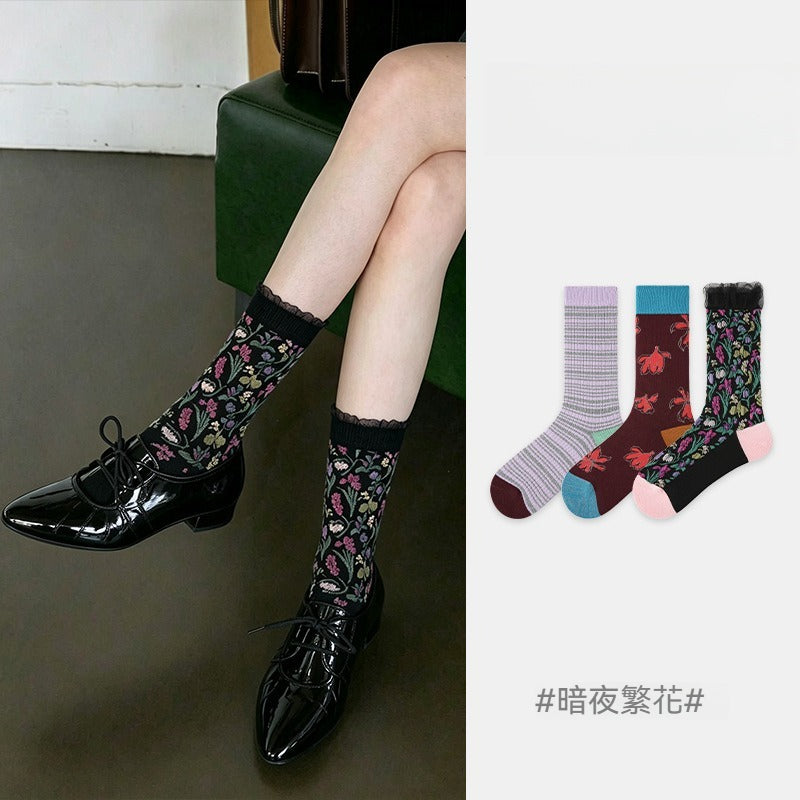 【乾爽導汗/運動加壓】不再濕黏！收緊腿部贅肉，穿出女團腿~夏季輕薄涼感壓力襪跑步騎行長筒襪小腿襪
